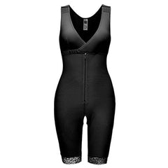 Plus Size Body Shaper with Zipper Corset and Bra